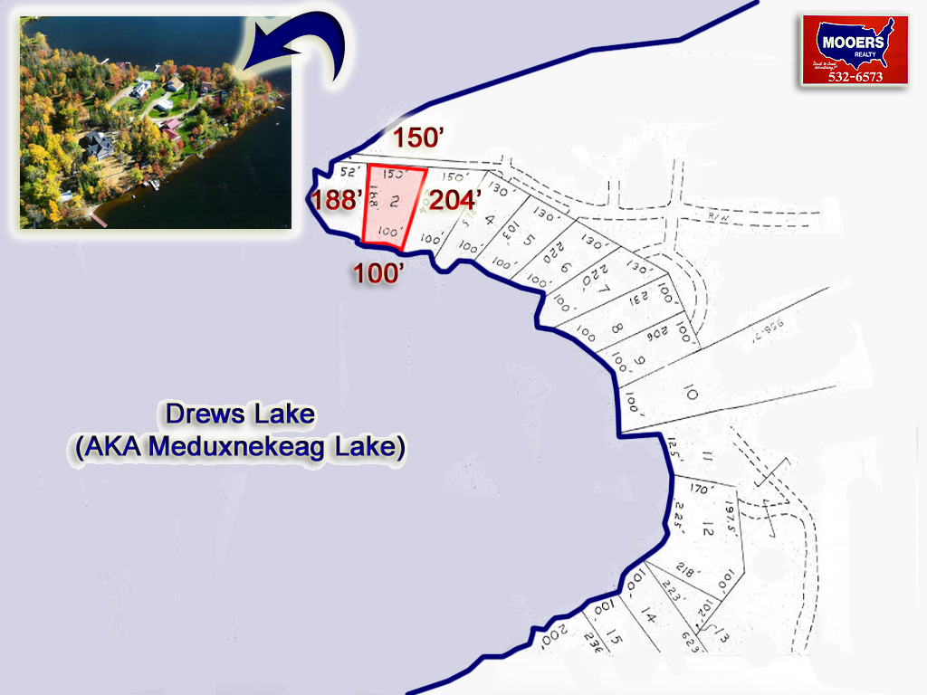 New Limerick, Maine Vacation real estate for sale The Maine Lake Home