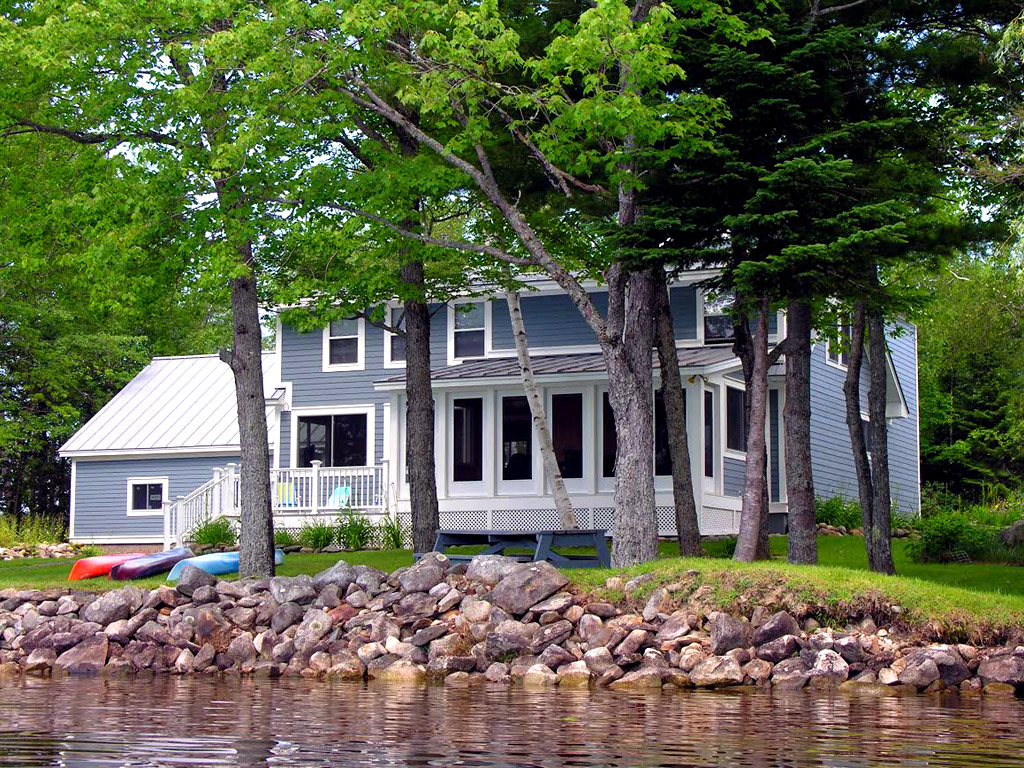 New Limerick, Maine Vacation real estate for sale The Maine Lake Home