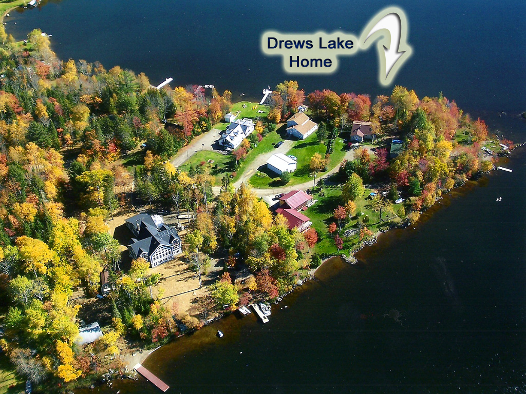 New Limerick, Maine Vacation real estate for sale The Maine Lake Home