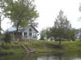 Over 250' of water frontage